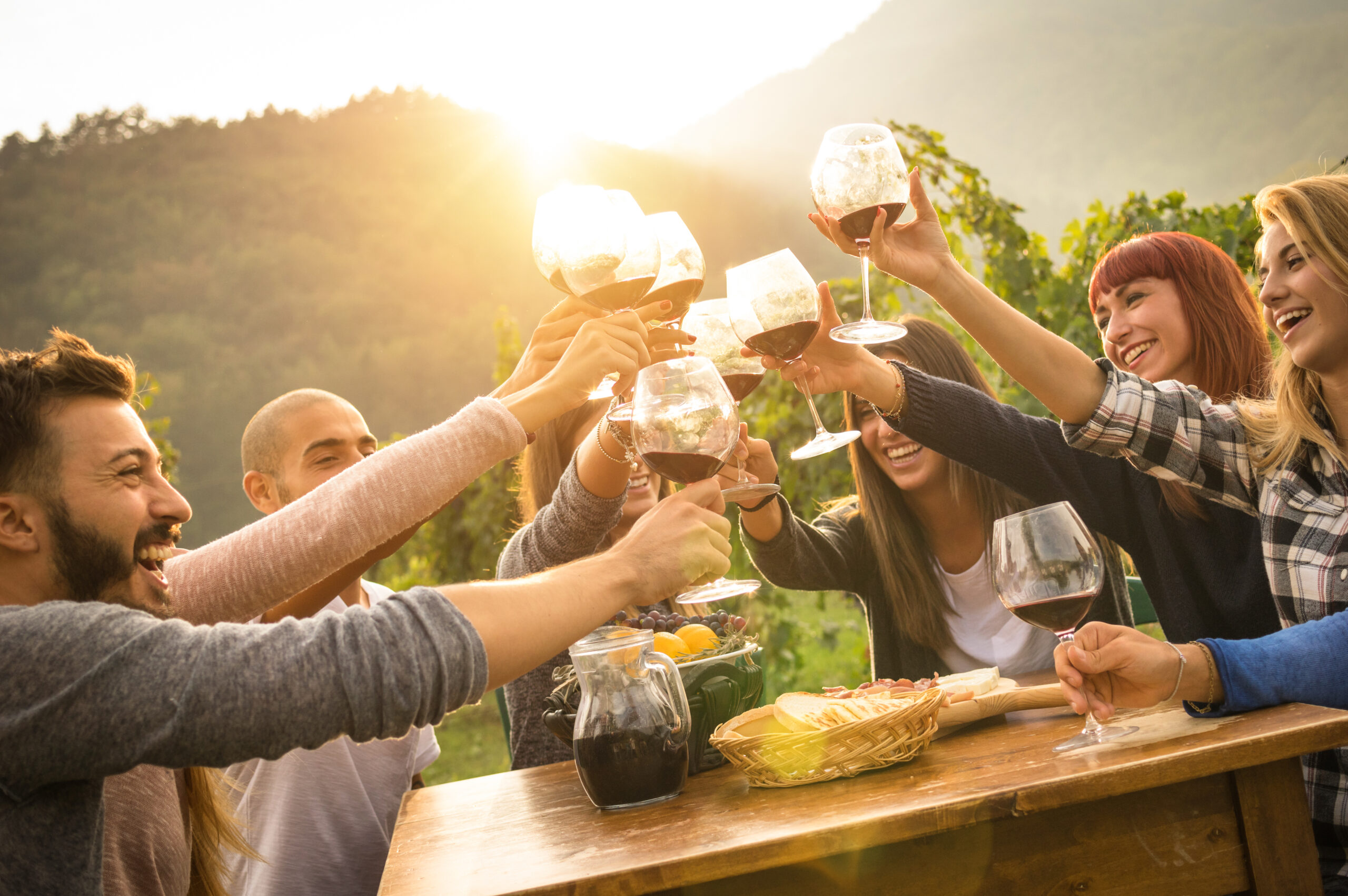 Happy,Friends,Having,Fun,Outdoor,-,Young,People,Enjoying,Harvest