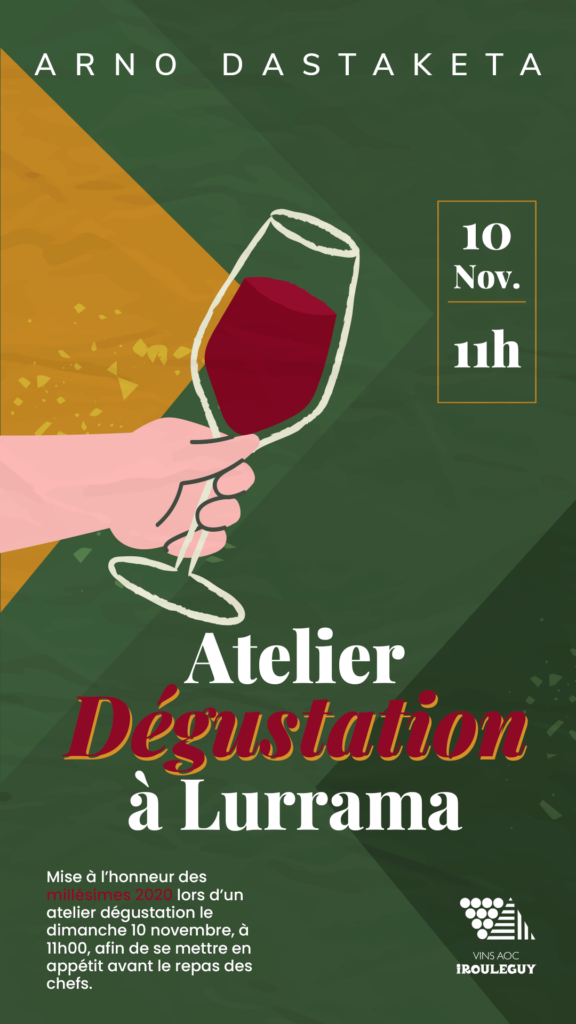 Visuel #2 de l'atelier de dégustation - Lurrama | AOC Irouléguy