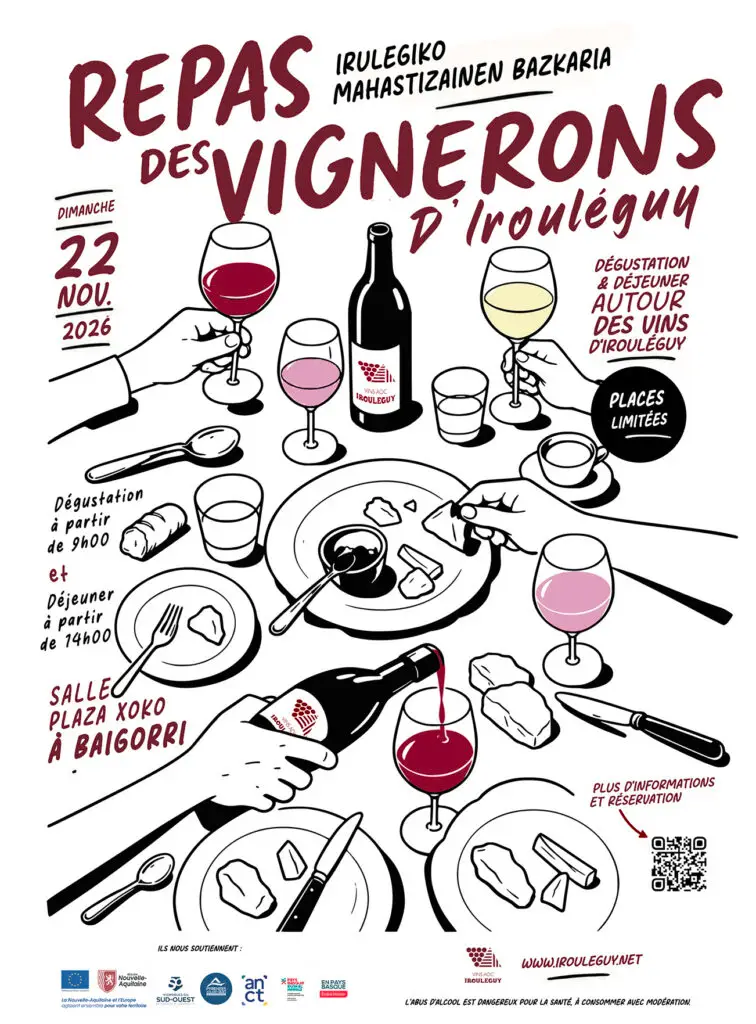 Repas des Vignerons d'Irouléguy | Affiche principale